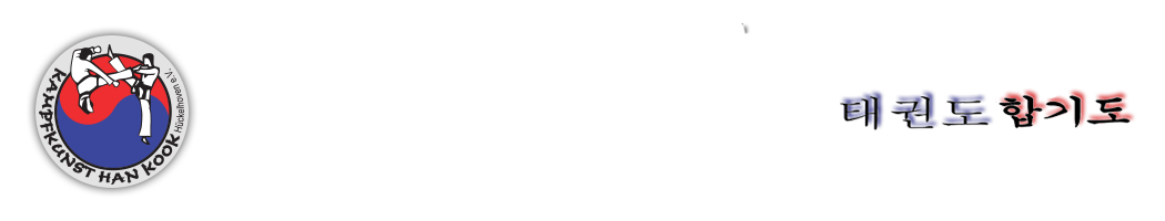 Logo Han KOOK mitKreisButton auf schwarz